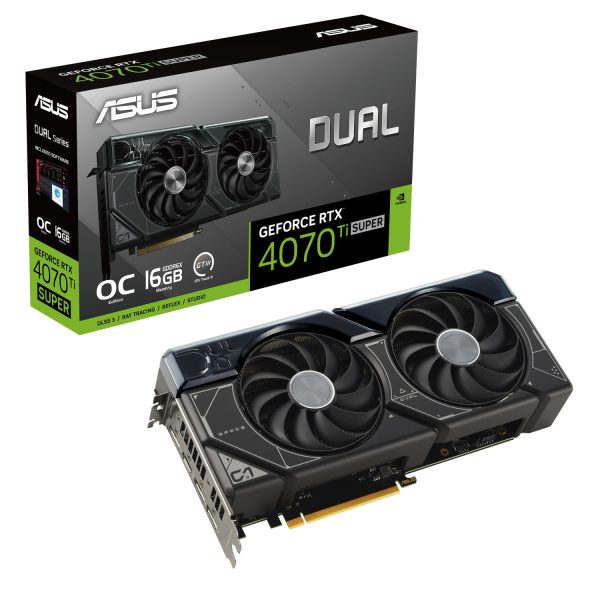 کارت گرافیک ایسوس مدل RTX 4070 TI SUPER DUAL OC – حافظه 16G با گارانتی اصلی
