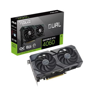 کارت گرافیک ایسوس مدل RTX 4060 DUAL OC – حافظه 8G با گارانتی شرکتی