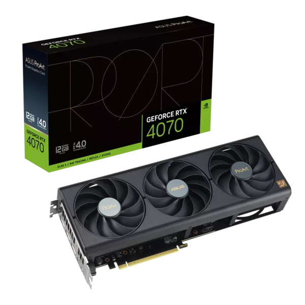 کارت گرافیک ایسوس مدل RTX 4070 ProArt OC – حافظه 12G با گارانتی شرکتی
